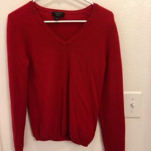 Red Cashmere Sweater from Charter Club